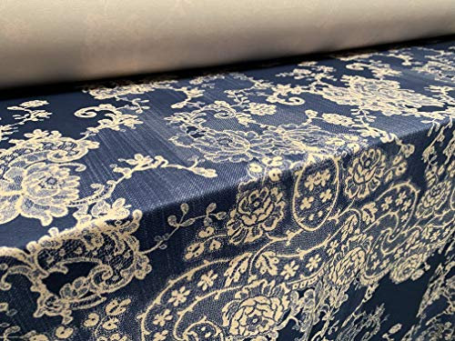 Scuba Crepe Spandex (Elasthan) Stretch-Jerseystoff, Meterware – Denim & Spitzendruck