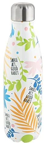 Chicco Drinky - Botella Termo para Niños, Botella de Acero Inoxidable Reutilizable, Duradera, Mantiene la Temperatura Hasta 6 Horas, 500 ml, Colores Surtidos