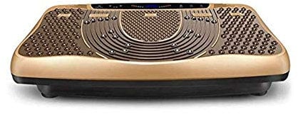 SMSOM Mini Vibration Plate - Whole Body Vibration Platform Exercise Machine - Home & Travel Workout Equipment,Max User Weight 330lbs with Remote Control Music Playback LCD Magnet Massage