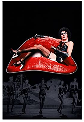 Filmposter The Rocky Horror, 1 Leinwandbild, Wandkunst, Dekoration, Gemälde für Wohnzimmer, Schlafzimmer, Dekoration, 30 x 45 cm
