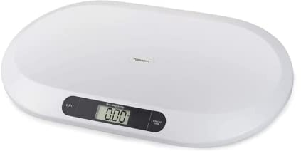 Marco Paul Elektronische Babywaage für Babys oder Kleintiere, 20 kg, batteriebetrieben, Weiß