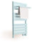 CREATE / WARM Towel 500W / Elektrischer Badheizkörper Blau mit Regal / 96,9x55x5cm / Thermostat, geringer Verbrauch