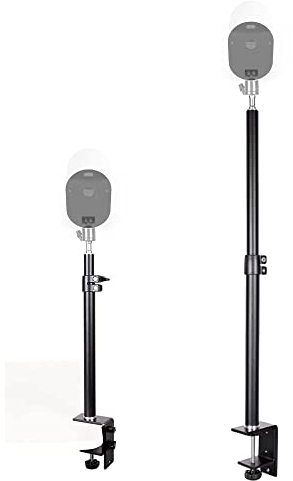 TronicXL 1 Stück Tisch Ständer Klemme Stativ für Überwachungskamera Kamera CCTV Arlo Pro 1 2 3 4 Eufy Wyze Pan VR Rift Ring Cam Sensor HTC Vive Basisstation 1/4 Netatmo Wetterstation