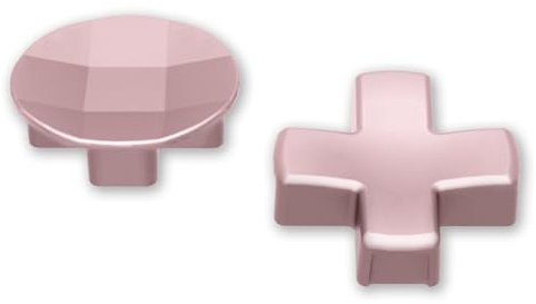 eXtremeRate D-Pad Bouton en Métal Magnétique pour Xbox One Elite/Elite Series 2/Elite 2 Core Manette, D-Pad Bouton 2 pcs Or Rose Mat