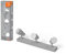LEDVANCE LED SPOT PEAR Deckenanbau-Spot 430mm, grau, 12,9W, 630lm, bietet gerichtetes Licht mit warmweißer Lichtfarbe, mit flexiblem GU10-Strahler, GU10-Lampe enthalten, IP20 Schutzklasse, 2700K