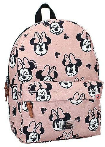 Vadobag Kinder Schul-Rucksack rosa | Minnie Mouse Maus | 37 x 30 x 14 cm