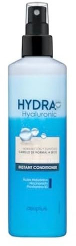 Hydra Hyaluronic Instant Conditioner, 250 ml, normales bis trockenes Haar mit Hyaluronsäure, Niacinamid und Provitamin B5. Deliplus