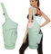 sportsnew Yogatasche mit Grosser Öffnung Yogamatte Tasche mit Nassfach und Flaschentasche Damen Verstellbarer Schultergurt Yoga Tasche für Pilates, Minzgrün (Patent Angemeldet)