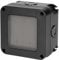 Wasserdichter Lichtschalter Aussen: IP66 Wasserdicht Schalter Outdoor, 16A Outdoor Schalter mit Wasserdichter Silikonfilm, Auswechselbare Schalterfelder Lichtschalter für den Außenbereich - 2 Wege
