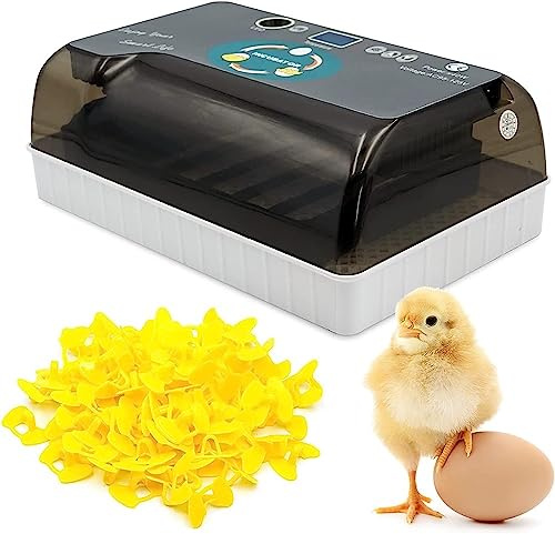 Incubator Automatic Hatching Machine with LED Digital Temperature Control Visible Display Cover Egg Incubator