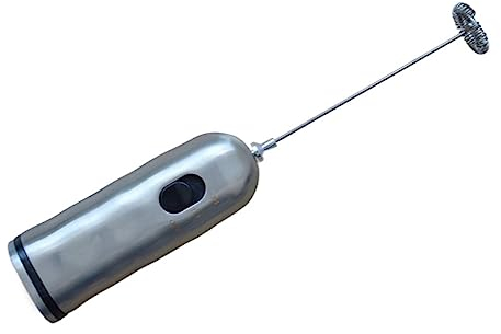 PIPONS Frother Milkshake Maker Electric Milk Frother Handheld Wand Coffee Mixer For Latte Hot Milk Stainless Steel Whisk Milk Frother Foam Maker