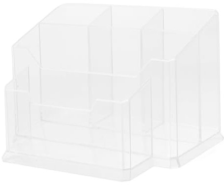 Healeved Multi-kompartiment Aufbewahrungsbox Für Nagelwerkzeuge Transparente Kosmetik-organizer Für Schminktisch Und Salon Und Platzsparend