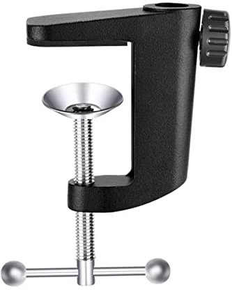 TOYANDONA C Typ Tischlampe Halterung Klemmzubehör Mikrofon Ständer Basis Fixierung Clip Metallklemme