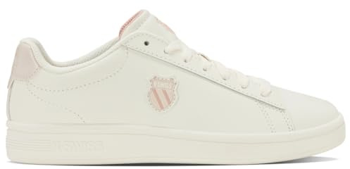 K-Swiss Damen Court Shield II Sneaker, White, 39 EU