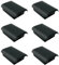 Fc'Noqgn 6-Pack Copertura della Batteria Compatibile con Il Controller Wireless Xbox 360 Copertura della Batteria di Ricambio (Nero)