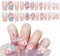 PEXIVOZ 24 Pièces Faux Ongles Anime Melody,Faux Ongles avec Colle Souple,Légers,Confortables et Réutilisables,Ensemble d'ongles en Gel Kawaii,Cadeau pour Filles avec Colle