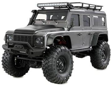 Amewi AMXRock Mini-D90 Scale Crawler 4WD 1:16 RTR grau inkl. Fernsteuerung, Akku, Ladekabel