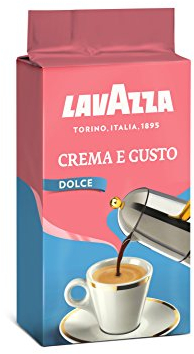 Lavazza Caffè Macinato Crema e Gusto Dolce - 5 confezioni da 500 grammi [2.5 Kg]