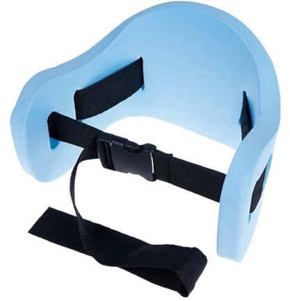 YCYU Pool Back Floating Swim Belt EVA Foam Swimming Training Aid Waist Adult Youth Pool Float Kickboard (Blue)