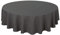 Home Direct Qualitäts Tischdecke Textil Rund 180 cm, Farbe wählbar Dunkelgrau