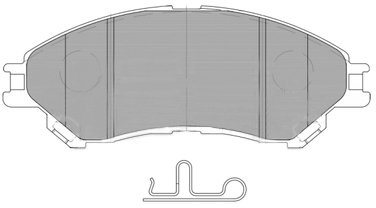 Borg & Beck BBP2465 Front Brake Pads To Fit Suzuki SX4 S-Cross 08/13-