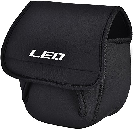 angelrolle Tasche,Tasche fülrolle,angelrolle Schutz,Angelrolle Tasche Abdeckung Angeln Rollentasche Reel Pouch Schutzhülle Beutel Aufbewahrung Tragbare Tasche für effektive Schutz Ihrelrolle(大号)