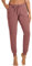 icyzone Damen Jogginghose Sporthose Lang Fitness Yoga Hose Freizeithose Trainingshose mit Taschen (L, Dusty Pink)