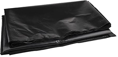 Marooma Gummiteichfolie, 2 x 2,8 m, schwarz, HDPE, Teichfolie, Wasserfall-Unterlage, Gummi, Teichplane, einfach zu schneiden, Fischgummi-Auskleidung, LDPE-Teichfelle für Fischteiche, Garten