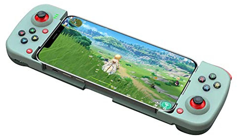 Controlador de Juegos Inalámbrico para IOS/Android/para PS4/para Switch PC, MFi Mobile Bluetooth Gamepad Joystick, Controlador de Juegos Tipo C (Verde)