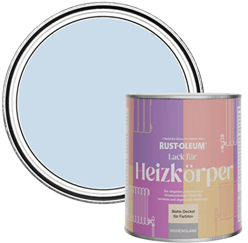 Rust-Oleum Blue Heat Resistant Radiator Paint in Satin Finish - Blue Sky 750ml