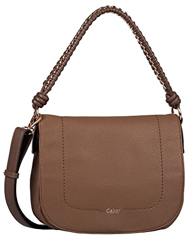 Gabor bags Dania Damen Umhängetasche Umschlagtasche Klein Braun