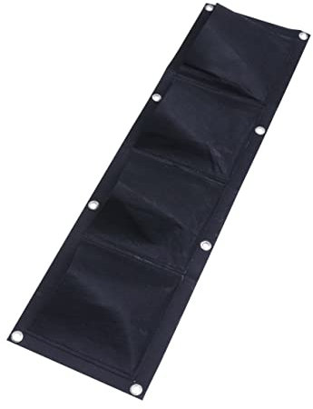 INOOMP Borsa Per Piante Da Appendere Al Muro Borsa Per Coltivazione Di Piante Fioriera Sospesa in Feltro Naturale e Durevole Per Casa Balcone Giardino Esterno Multitasche