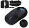 JINGDU Mouse Grip Tape kompatibel mit Logitech G Pro Wireless X Superlight Gaming Mouse, Maus-Aufkleber für GPW X Gaming Maus, Ultrathin G Pro Wireless X Superlight Game Maus,Schwarz