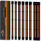 dcl24.de 30CM Sleeved Cable PC Extension Kit Schwarz-Orange für Netzteil, GPU/CPU, PSU Cable Extensions mit Kabelkämmen, 3x 8pin PCIe