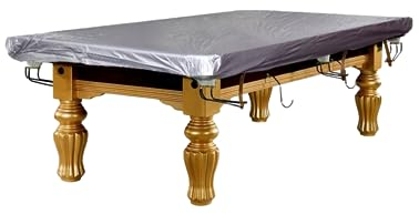 Sinsilvie Billardtisch Abdeckkung sind in 7ft,8ft, Billard-Billardtisch-Abdeckung sind in Silber oder Grün, für acht Ball, Snooker (Silver 7 ft)