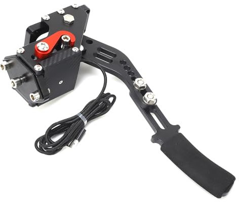 USB Handbrake for PC, 14Bit PC USB Handbrake for Racing Games G27 G25 G29 T500 T300 Fanatecosw Lfs Dirt Rally