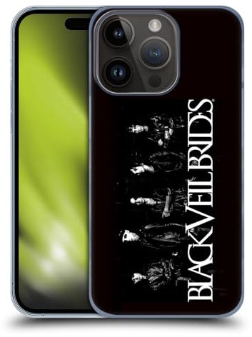 Head Case Designs Offizielle Black Veil Brides Band-Foto Kunst Der Band Harte Rueckseiten Handyhülle Hülle Huelle kompatibel mit Apple iPhone 15 Pro