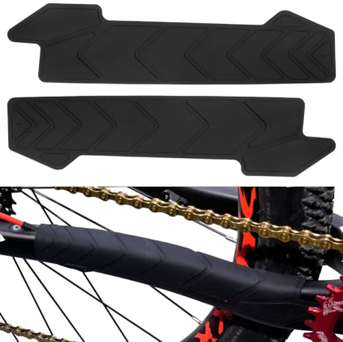 BESNIN Bike Chainstay Protector MTB Silicone Chain Stay Frame Guard Protect Your Bike Frame for Most Bicycle