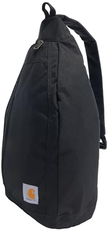 Carhartt Uni-Erwachsene Durable Bag, Backpack with Side Release Buckle, Tablet Sleeve and Adjustable Strap Sling, Crossbody-Rucksack (schwarz), One Size