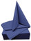 STAUBPIRAT Airlaid Servietten blau - 40 x 40 cm stoffähnlich, zur Dekoration für Event und Feier zu Weihnachten, Advent, Hochzeit, Silvester, Geburtstag, 50 Stück, royalblau