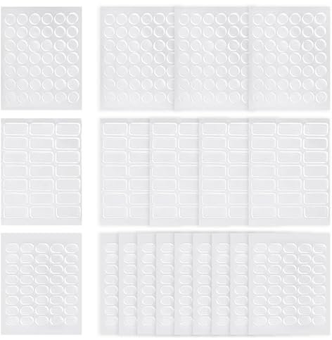 625 pegatinas sin costuras, puntos adhesivos de doble cara, almohadillas adhesivas de doble cara para paredes de galería, cinta transparente, puntos de gel autoadhesivos