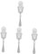 JECOMPRIS 4pcs Absinthe Fountain Spoon Stainless Steel Spoon Utensil Serving for Mixing Absinthe Dripper Sugar