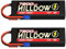 2S Lipo Batterie 7,4 V 85 C 7200 mAh RC Coque rigide avec prise EC5 pour véhicules télécommandés Camion Camion Camion Tank Avion Hélicoptère Modèles de course (lot de 2)