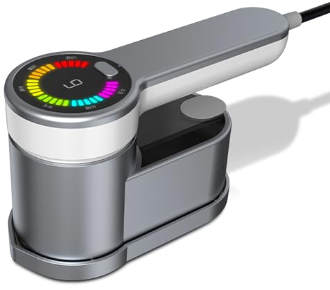 Defroisseur Vapeur, Fer À Repasser Vapeur, Mini Fer À Vapeur, Cuiseur Vapeur Portable Débit Vapeur 25 G/Min, Fer À Main Portable Mini Défroisseur À Main Pour Maison Et Voyage Défroisse (Gris)