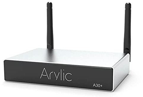Arylic A30+ WiFi & Bluetooth 5.0 Mini-Stereo-Verstärkerplatine, Bluetooth-Verstärker und AirPlay-Verstärker 2.0 für Heimaudio, Multiroom Digital Audio Speaker Amp.