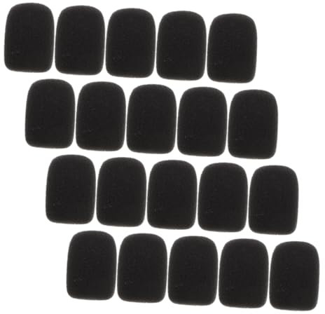 NULYLU 24stücke Mikrofon Windschutz Aus Hochwertigem Wiederverwendbare Mikrofonabdeckung Für Handmikrofone Bühnenperformances Und Ktv Kompatibel Mit Verschiedenen Mikrofonen Und