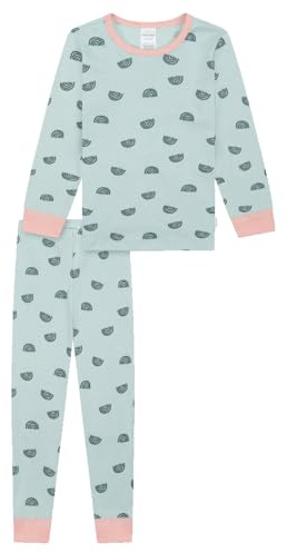 Schiesser Mädchen Schlafanzug Set Pyjama lang - 100% Organic Bio Baumwolle - Größe 92 bis 140