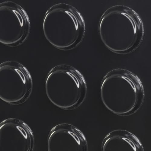 3M Bumpons SJ 6344 | Piedini scorrevoli | autoadesivi | diametro 19 mm 4 mm altezza | nero / 40 pezzi