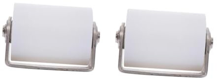 GLEAVI 2 Stk Leitrad Seil Für Kabelmaschine Riemenscheibensystem Auslegerrolle Draht Flaschenzug Umlenkrolle Werkzeug Meter Riemenscheiben-fitnessstudio Stützräder Kette Nylon Silver