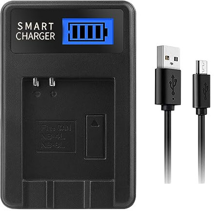 And Lightweight USB NB4L Camera Battery With LCD Screen For 50 55 60 65 80 75 100 Cameras Easy Power
